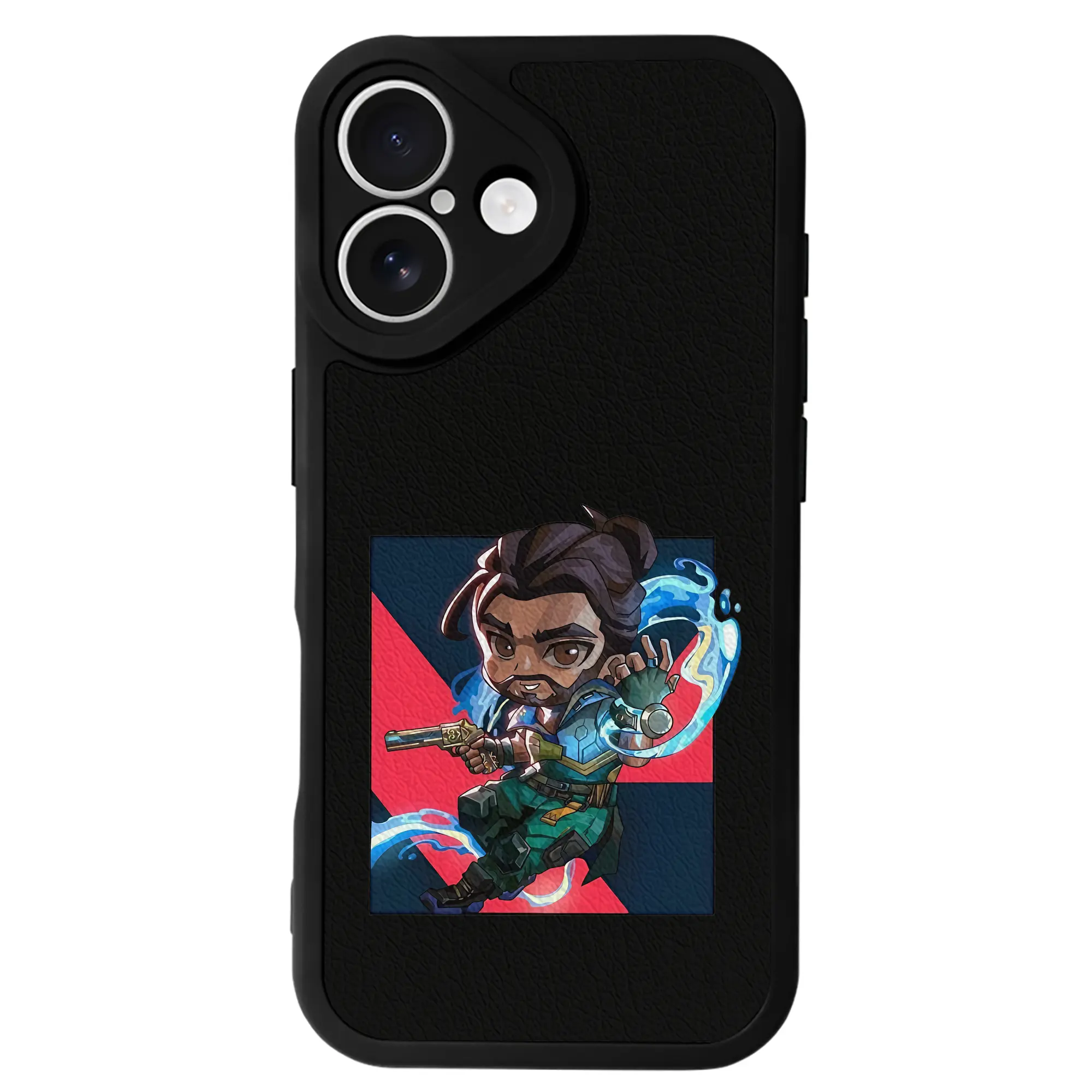 VALORANT グッズ,ハーバー - IPhone 16シリーズ対応 ・ シリコンスマホケース ・ レザー調 ・ 高精度フィット ・ 耐衝撃 ・ ワイヤレス充電対応 ・ 精密カット